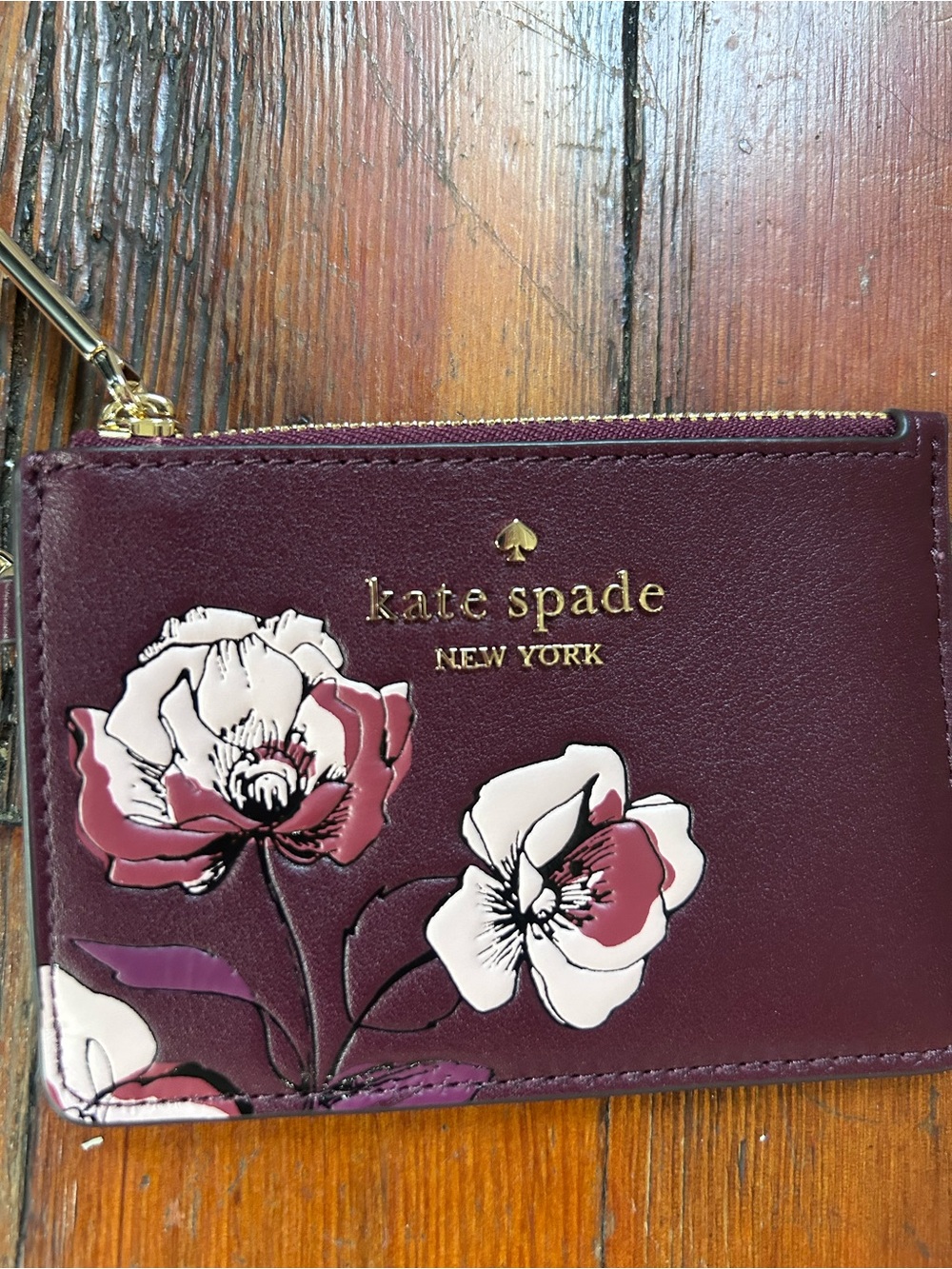 kate spade Floral Key Ring Card Holder - Picture 3 of 13